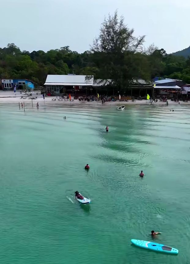 Playing Water Sport