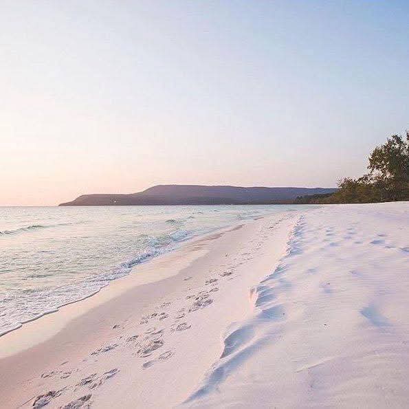 White And Peaceful Beach