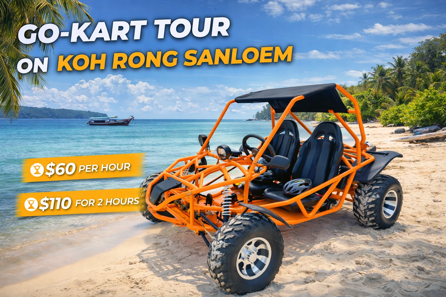 Go-Kart Adventure Tour on Koh Rong Sanloem